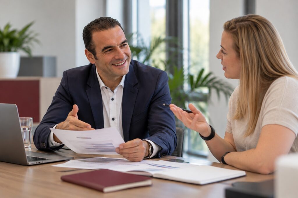 Stakeholdermanagement: Abstimmung mit Beteiligten am Besprechungstisch