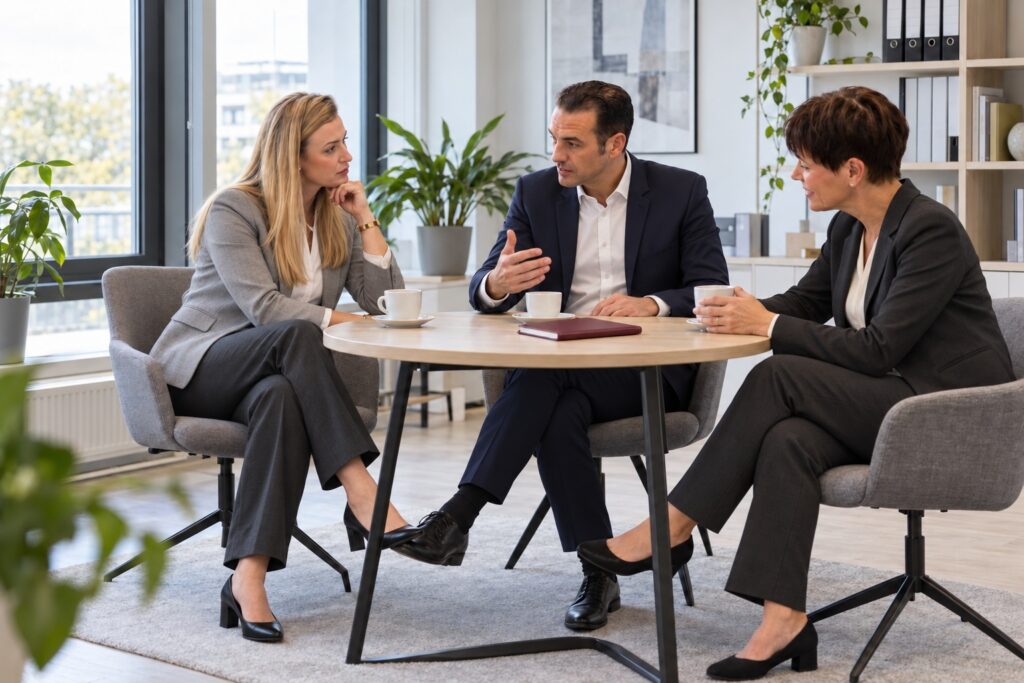Key Account und Bestandskunden: Beratungsgespräch am runden Tisch – MODUL TRAINING