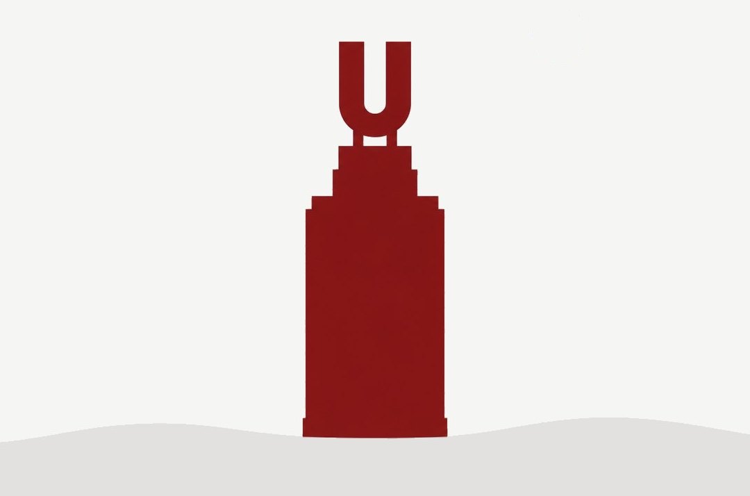 Telefontraining in Dortmund: Dortmunder U als Silhouette in Modulrot